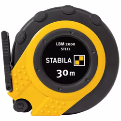 MPLBM2000Steelcm Mètre à ruban compact à capsule avec échelle métrique. Boîtier incassable en PC/ABS avec gaine Softgrip abso ...