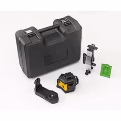 Stabila Laser multiligne LAX 600 G, système 12 V, kit 5 pièces, sans batterie et chargeur 3 lignes GREENBEAM à 360°. Possibil ...