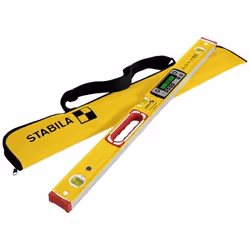 Stabila TECH 196 DL 19828 Niveau à bulle numérique avec système anti-glissement avec sacoche 81 cm 0.5 mm/m