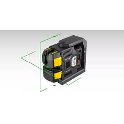 Laser lignes croisées et aplomb LAX 500 G système 12 V set 7 pièces avec batterie et chargeur (UE) - STABILA - 19984