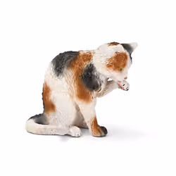 schleich Chatte Faisant Sa Toilette, 3 an(s), Multicolore, Plastique