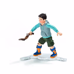 schleich Garçon avec une Branche, 3 an(s), Multicolore, Plastique