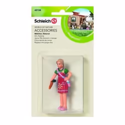 schleich Jeune Fille Donnant à Manger, 3 an(s), Multicolore, Plastique