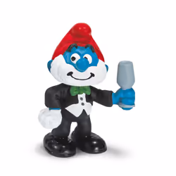 schleich Grand Schtroumpf Smoking, 3 an(s), Les Schtroumpfs, Noir, Blanc, Rouge, Plastique