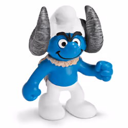schleich Schtroumpf Bélier, 3 an(s), Les Schtroumpfs, Bleu, Blanc, Gris, Plastique