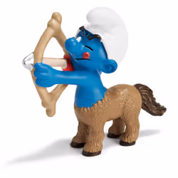 schleich Schtroumpf Sagittaire, 3 an(s), Les Schtroumpfs, Bleu, Marron, Plastique