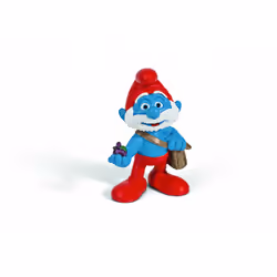 schleich Grand Schtroumpf avec un Sac, Bleu, Rouge