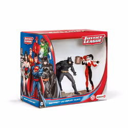 schleich Scenery Pack Batman Vs. Harley Quinn, 3 an(s), Noir, Rouge, Blanc