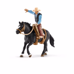 schleich Farm World Selle Western Avec Un Cowboy