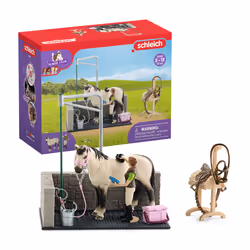 schleich HORSE CLUB Box de lavage pour chevaux, 5 an(s), Multicolore, Plastique