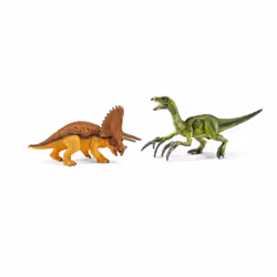schleich WILD LIFE Petits Tricératops et Thérizinosaure