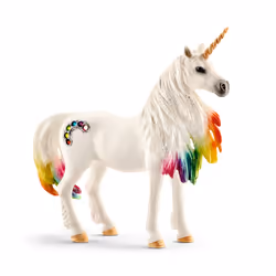 schleich BAYALA Licorne Arc-en-ciel, Femelle, 5 an(s), Multicolore, Plastique, 1 pièce(s)