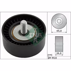 Galet enrouleur de courroie d'accessoire INA 532 0479 10