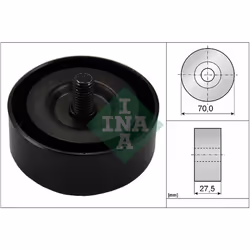 Galet enrouleur de courroie d'accessoire INA 532 0606 10