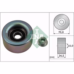Galet enrouleur de courroie d'accessoire INA 532 0590 10