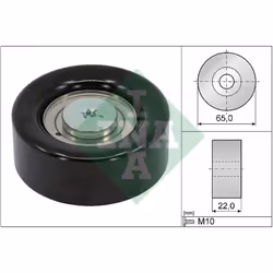 Galet enrouleur de courroie d'accessoire INA 532 0639 10
