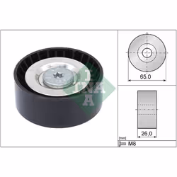 Galet enrouleur de courroie d'accessoire INA 532 0571 10