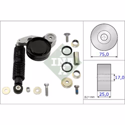 Kit de réparation, bras de serrage - courroie trapézoïdale INA 533 0118 10