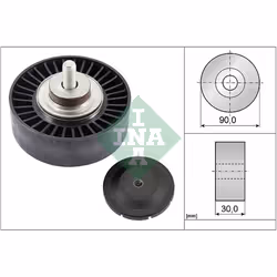 Galet enrouleur de courroie d'accessoire INA 532 0752 10