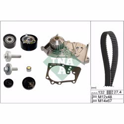 Kit distribution avec pompe à eau INA 530 0639 30