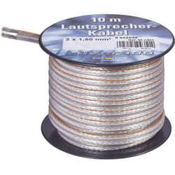 AIV - 23555L Câble haut-parleur 2 x 1.5 mm² argent 10 m