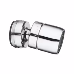 Finition : Chromé Mousseur à rotule Filetage externe M 24 x 1 Aérateur classe A 13,5 - 15,0 l/min à 3 bars GROHE StarLight ch ...