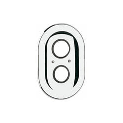 Grohe - Rosace 47188 ovale pour autom 2000/Sentosa ancien 225x150 chromé