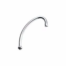 Bec verseur GROHE Atlanta 13070 saillie 185mm sans butée DN15 chromé verseur GROHE pour batteries de cuisine, 1/2 GROHE StarL ...