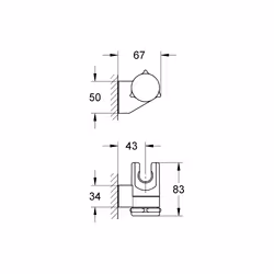 GROHE Relexa support de douche - Vue supplémentaire 11