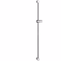 Barre de douche, 1000 mm diamètre 28 mm avec supports muraux curseur et support orientable réglage de l'angle d'inclinaison d ...