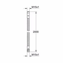 GROHE 28146000 flexible de douche Chrome