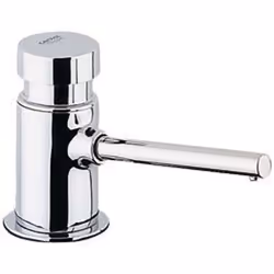 pompe sur table avec bouton-poussoir pour savon liquide écartement : 113 mm pour ouvertures de 22 à 35 mm réservoir 1 l GROHE ...