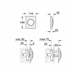 GROHE Surf Blanc