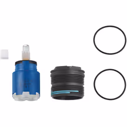 Description générale La cartouche céramique GROHE de diamètre 35 mm est conçue pour les mitigeurs monocommande, offrant un fo ...