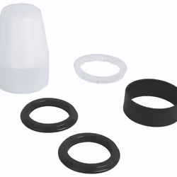 GROHE 46429K00, Joint moulé, Anneau, Noir, Blanc