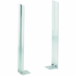 Pied d'appui grossier 2 pièces pour mitigeur monocommande 3 trous Combinaison de bord de baignoire à monter directement sur l ...