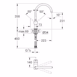 GROHE Minta Chrome