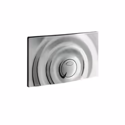 Plaque de déclenchement pour 2 volumes de chasse dimension : 330 x 190 mm matériau : ABS GROHE StarLight surface chromée. pou ...