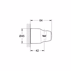 GROHE Movario support de douche