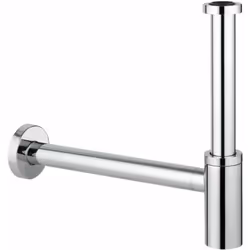 Siphon DN 32 pour lavabos laiton capuchon à filetage pour le nettoyage grande rosace coulissante GROHE StarLight finition chr ...