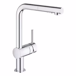 GROHE Minta, Vers le haut, Chrome, Métal, Poignées de levier, Unique, 1/2"