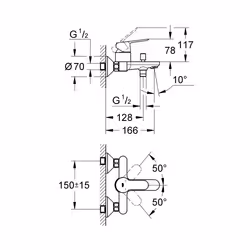 GROHE BauEdge Chrome