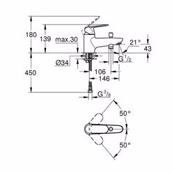 GROHE BauEdge Chrome