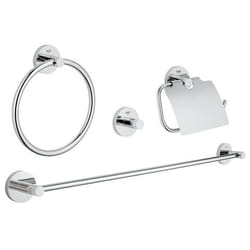GROHE 40776001 porte-serviettes et anneau porte-serviettes Mural Chrome