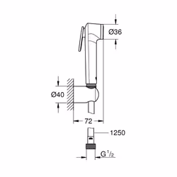 GROHE Tempesta-F Trigger Spray 30 système de douche Chrome - Vue supplémentaire 3