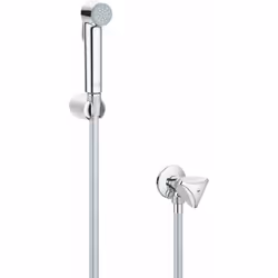 Description générale Ce set de douche comprend une douchette avec gâchette, un support mural, un flexible de douche Silverfle ...