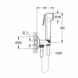 GROHE Tempesta-F Trigger Spray 30 Chrome