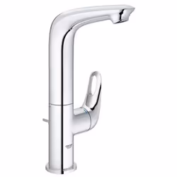 GROHE Eurostyle, Robinet de salle de bain, Poignées de levier, Acier inoxydable, 3/4", Chrome