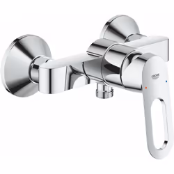 Mitigeur de douche à levier sans accessoire de douche montage mural levier de commande métallique GROHE Longlife cartouche en ...