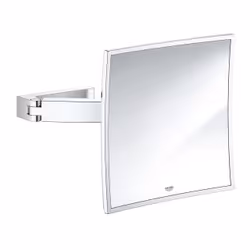 GROHE Selection Cube, Rond, Cadre, Chrome, Métal, Chrome